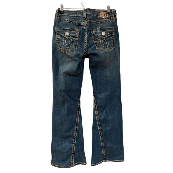 NWT Y2K Virgin Only Flare Dark Wash Denim - Picture 5 of 5